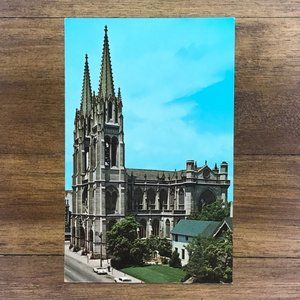 Vintage Denver Colorado Gothic Cathedral Postcard